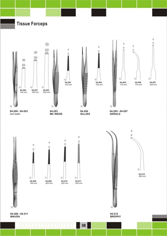 delicate tissue forceps 