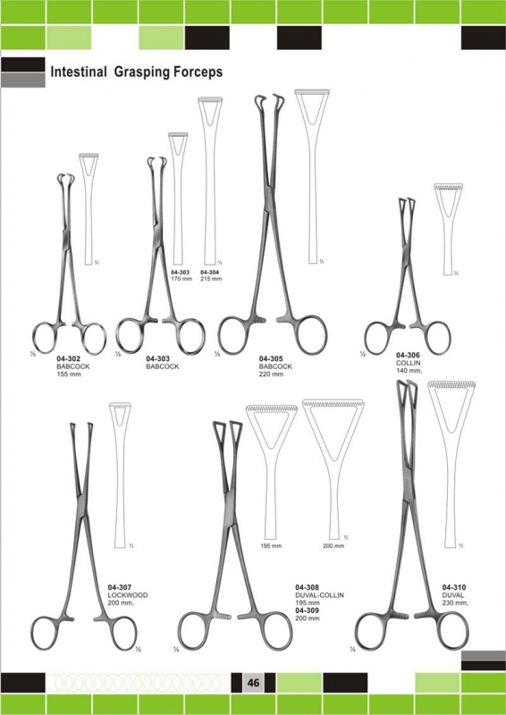 sponge and dressing forceps