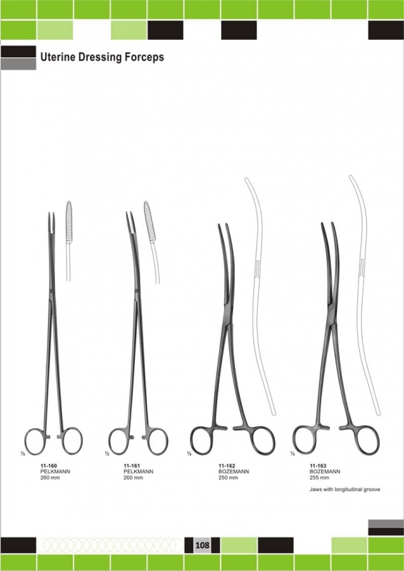 Uterine Dressing Forceps