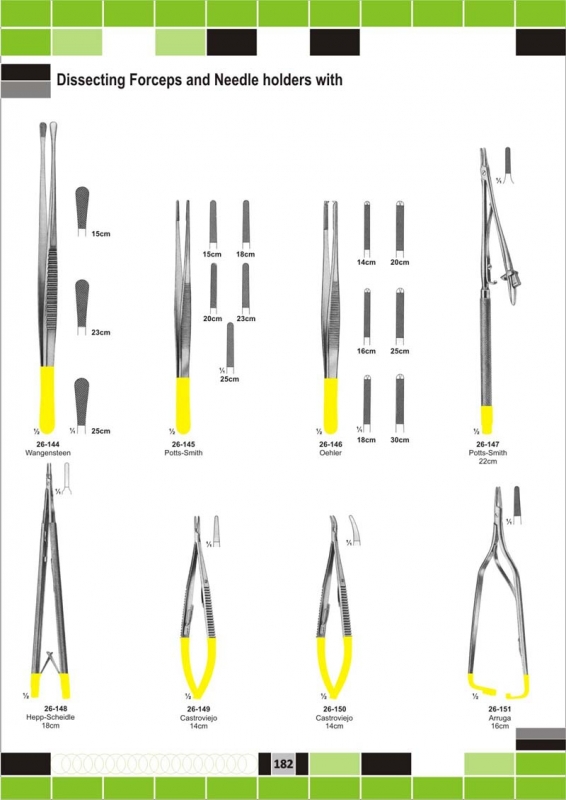 TC Dissecting Forceps and Needle Holders