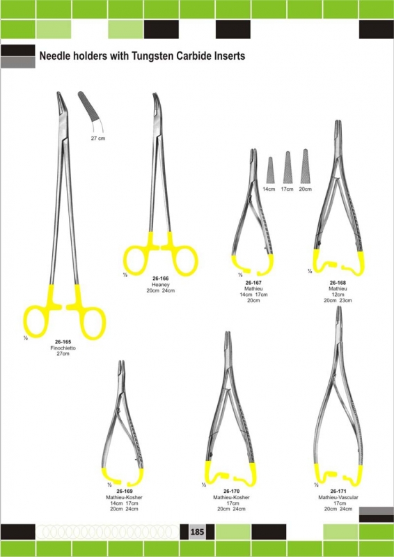 TC Dissecting Forceps and Needle Holders