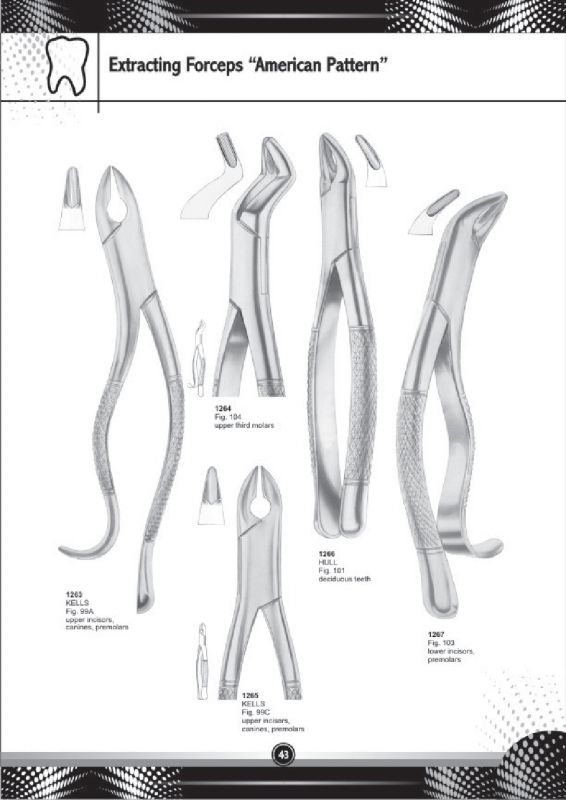 Extracting Forceps American Pattern