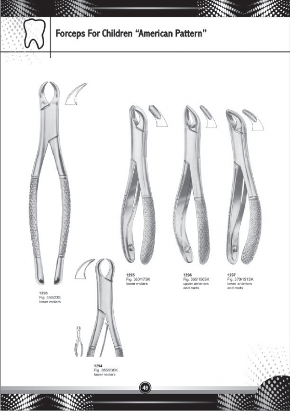 Extracting Forceps American Pattern